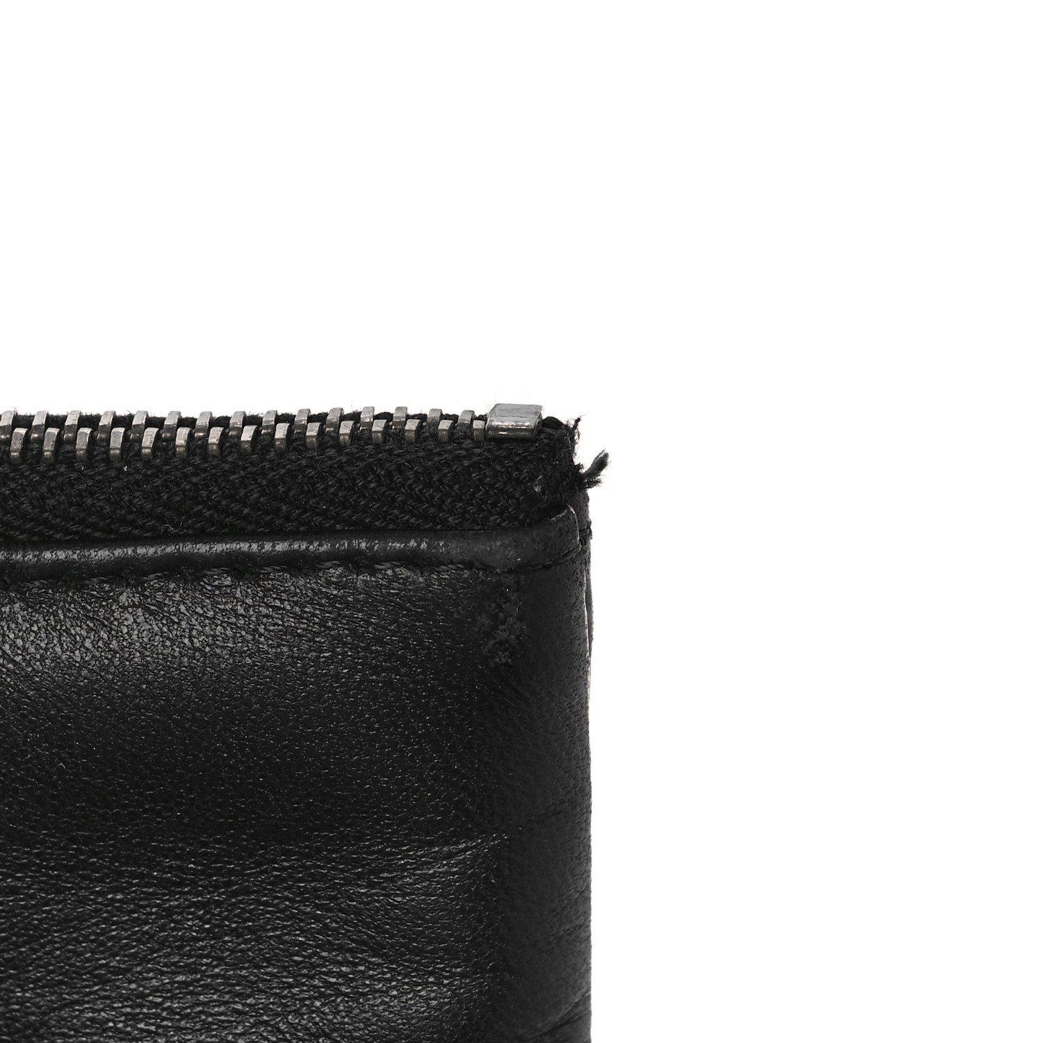 Chanel Lambskin Patent Quilted Large Cosmetic Case Black 11 of 12