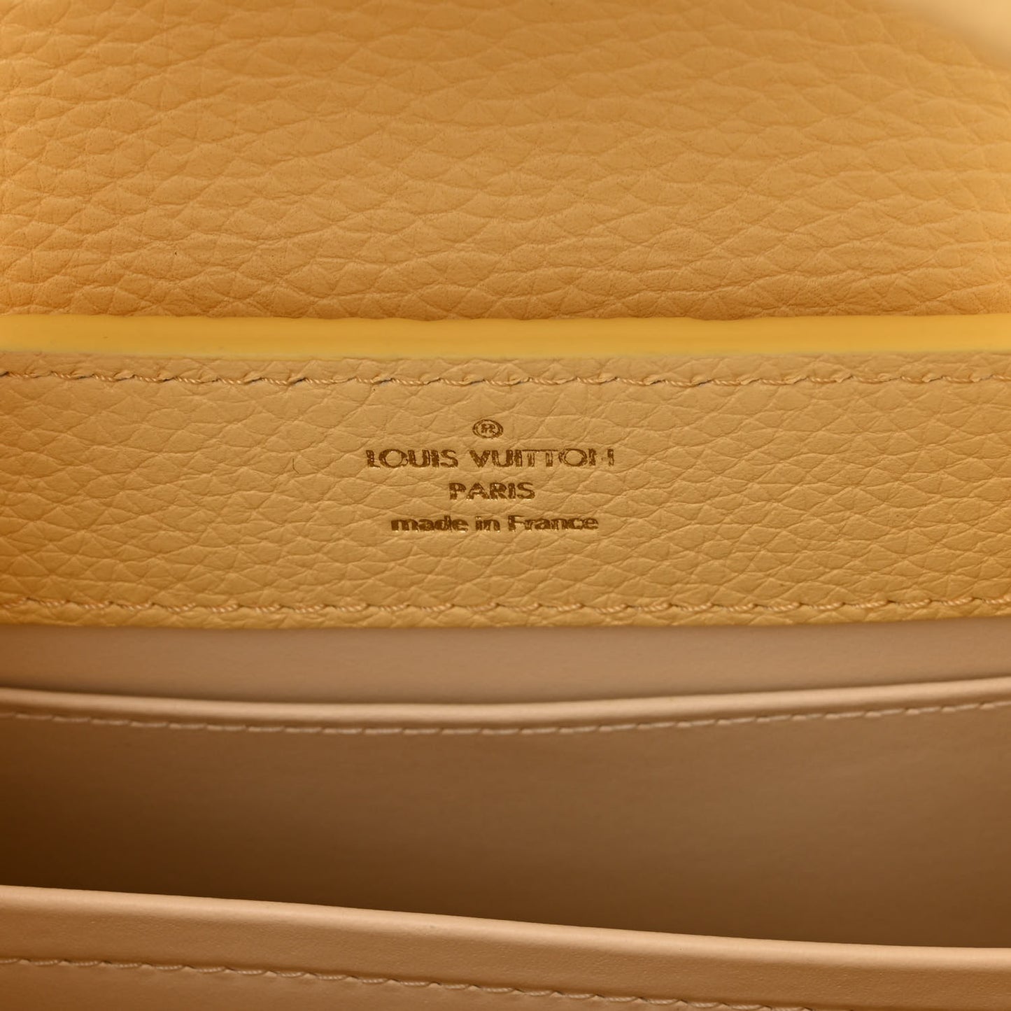 Taurillon Mini Capucines Jaune Plume