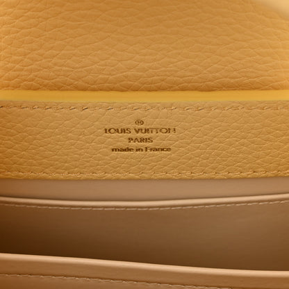 Louis Vuitton Taurillon Mini Capucines Jaune Plume 6 of 9