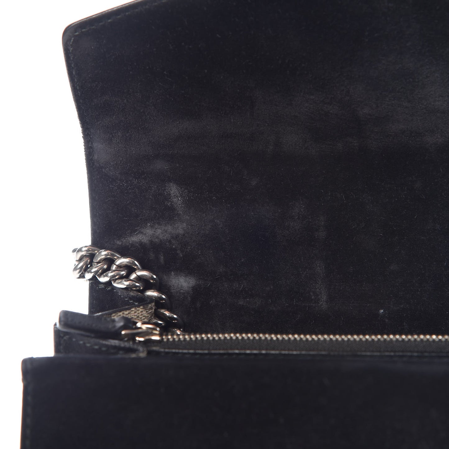 GG Supreme Monogram Small Dionysus Shoulder Bag Black