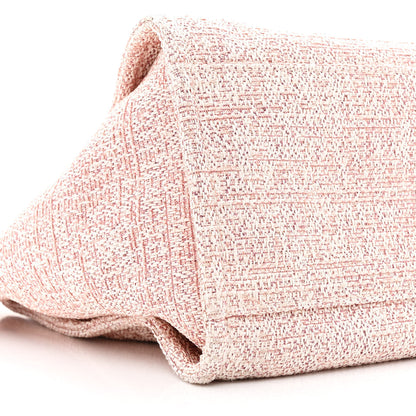 Chanel Lurex Boucle Deauville Medium Tote Pink 9 of 11