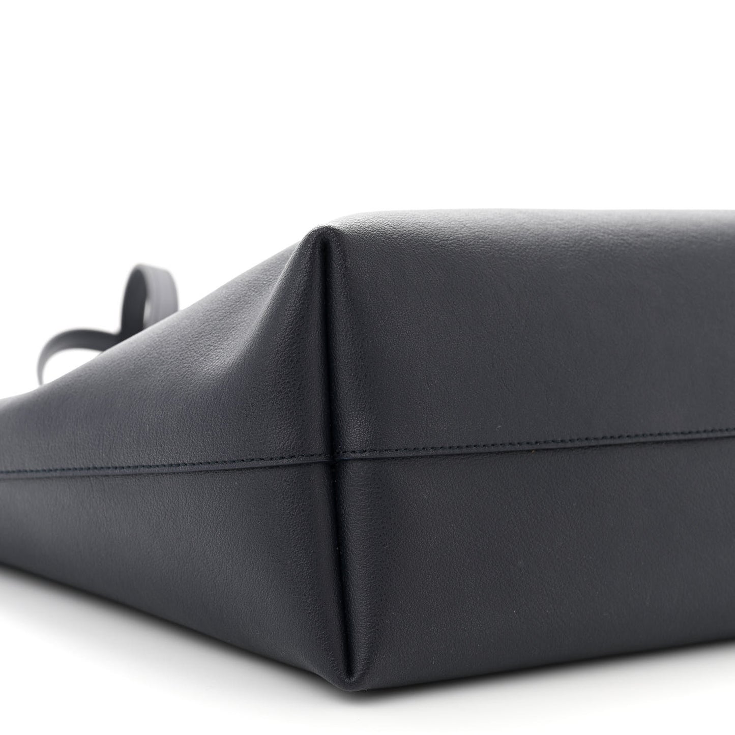 Calfskin Large Shopping Tote Deep Marine