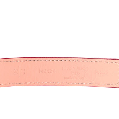 Louis Vuitton Calfskin 20mm LV Initiales Belt 70 28 Fuchsia 3 of 5