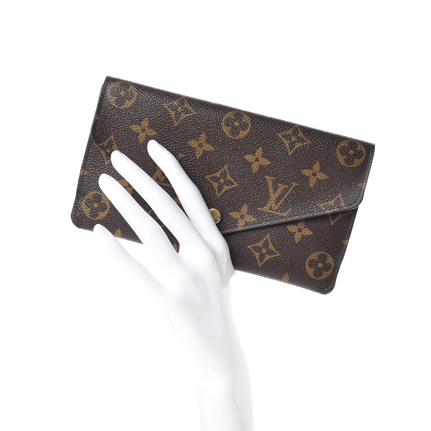 Monogram Jeanne Wallet Rose Ballerine