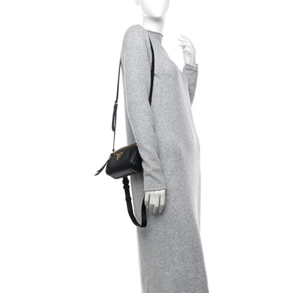 Prada Vitello Daino Belt Bag Black 2 of 10