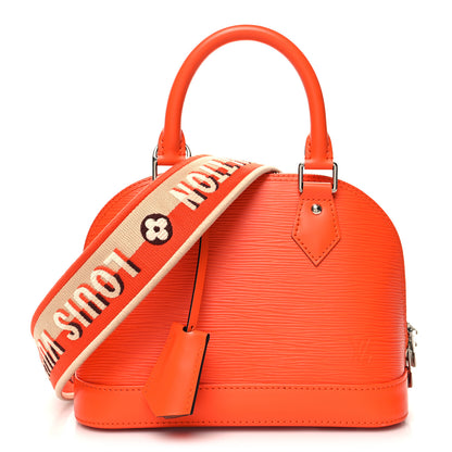 Louis Vuitton Epi Jacquard Alma BB Orange 1 of 10