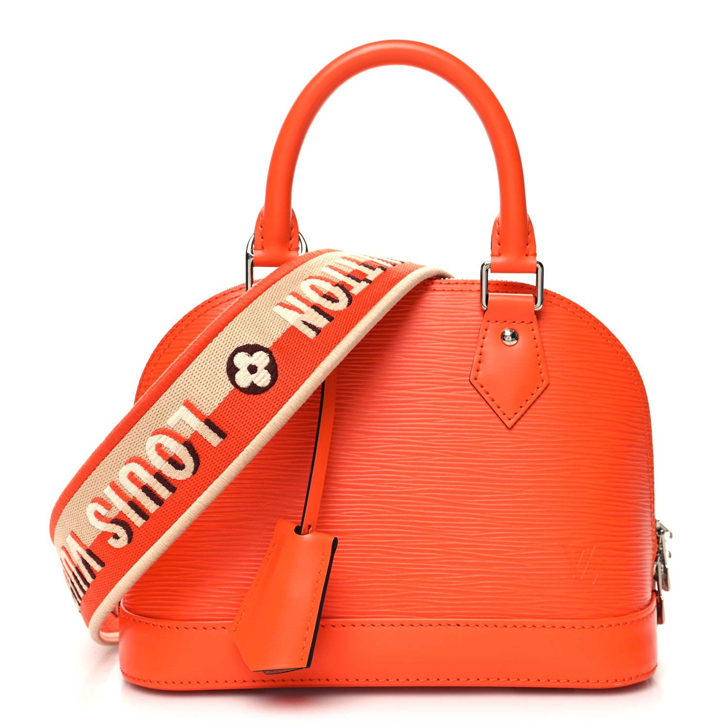 Louis Vuitton Epi Jacquard Alma BB Orange 1 of 10