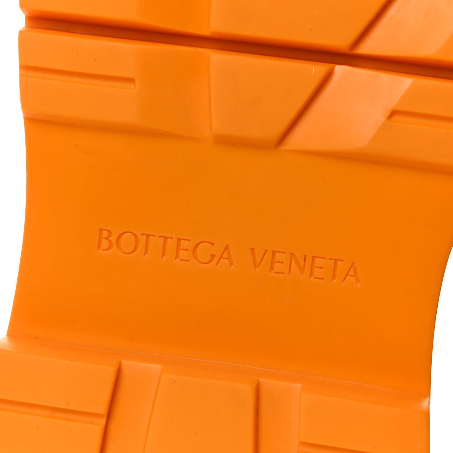 Calfskin The Tire Chelsea Boots 38 Black Tangerine