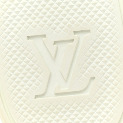 Louis Vuitton Technical Fabric Calfskin Monogram Printed Stellar Sneaker Boots 39 Blue 7 of 10
