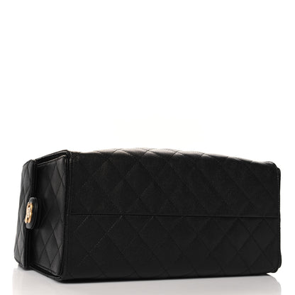 Chanel Caviar Quilted Medium Chanel 25 Handbag Black 5 of 11