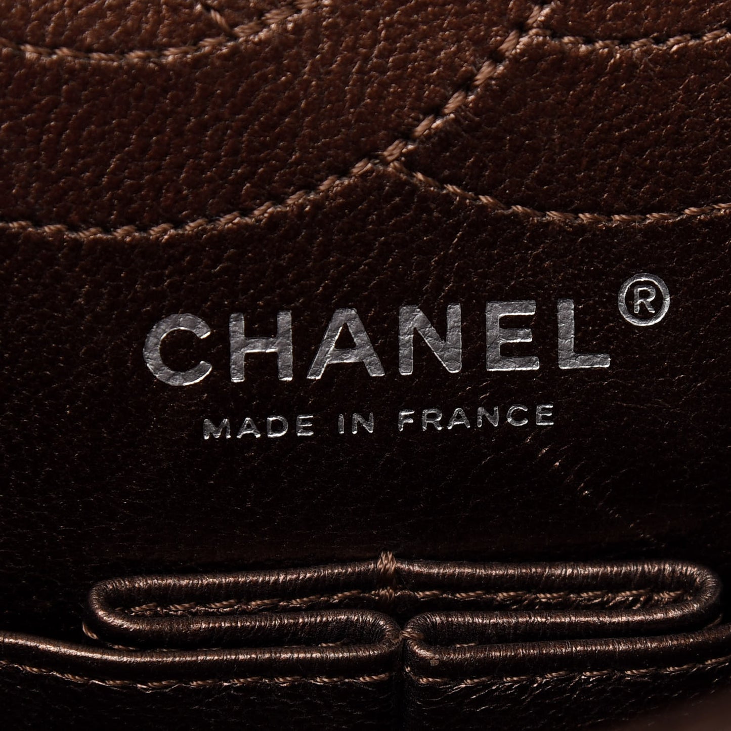 Metallic Aged Calfskin Quilted 2.55 Reissue 225 Flap Bronze