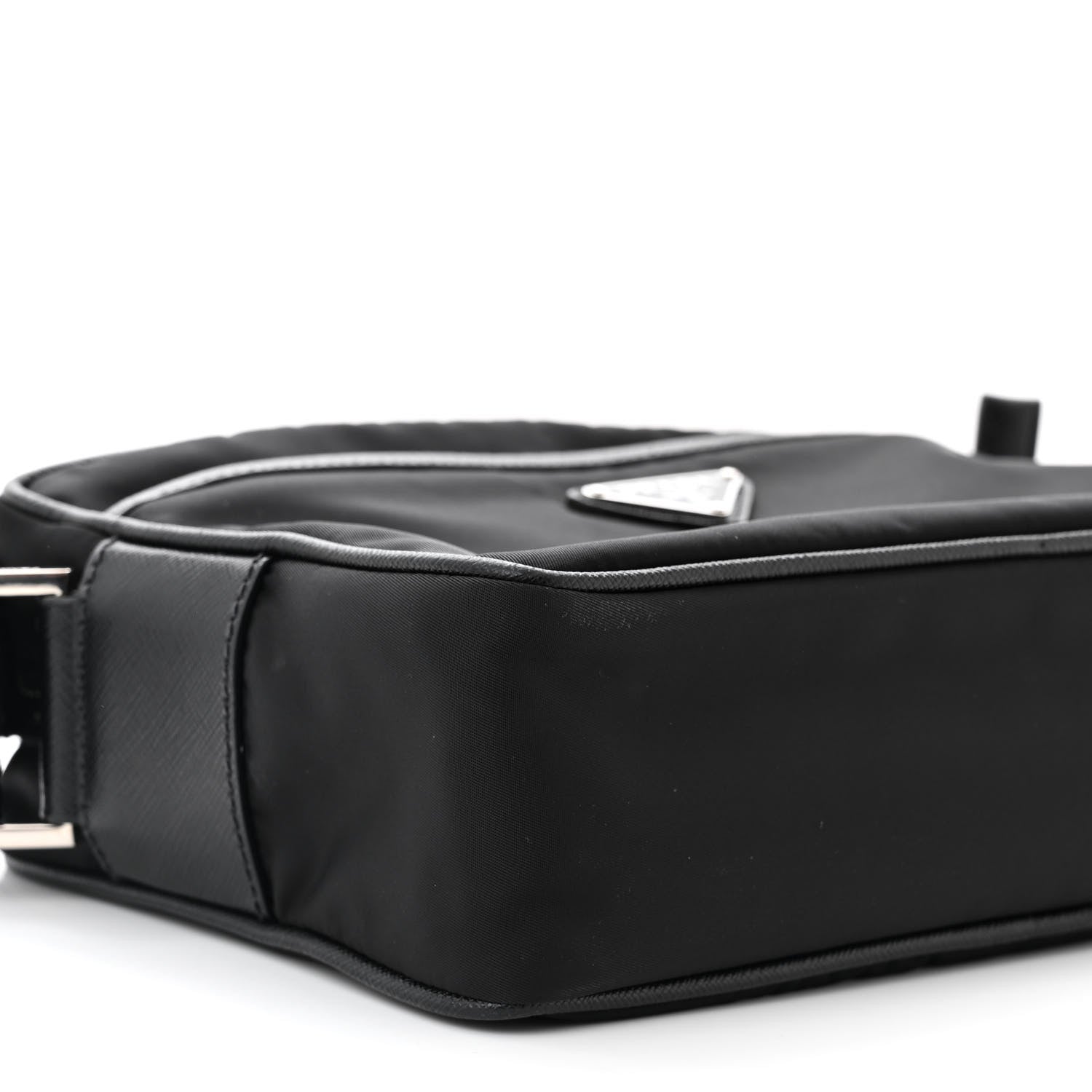 Prada Tessuto Nylon Messenger Bag Black 10 of 11