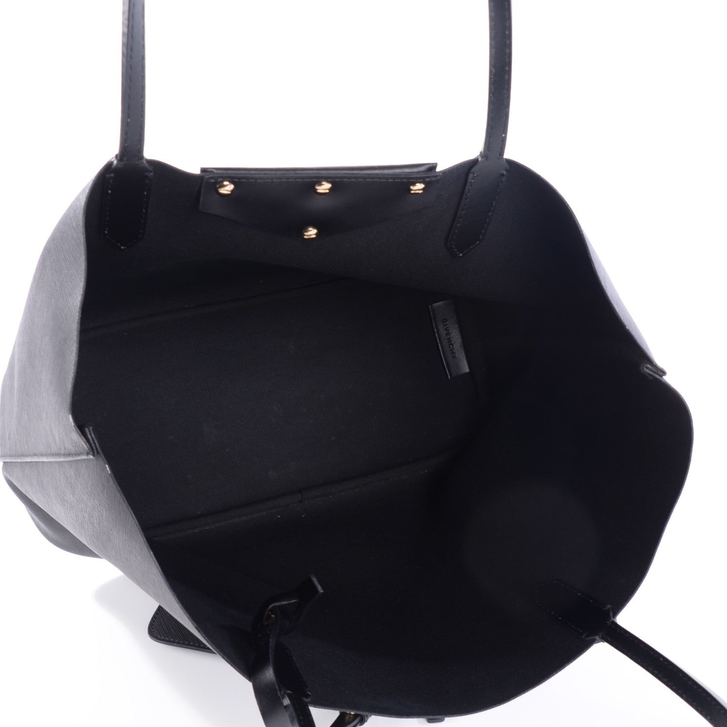 Givenchy Textured Coated Canvas Rottweiler Print Medium Antigona Tote Black 6 of 8