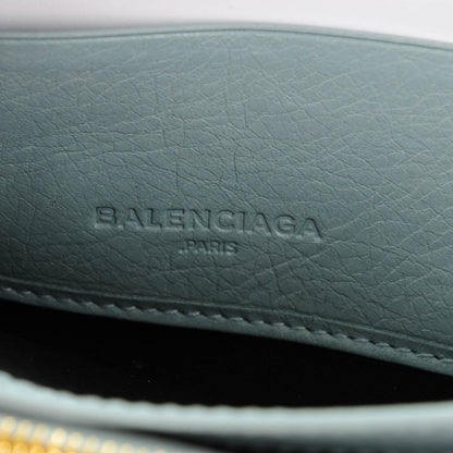 Balenciaga Agneau Giant 12 Gold Hardware Continental Zip Around Wallet Bleu Opaline 6 of 8
