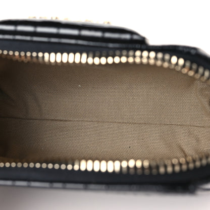 Givenchy Calfskin Crocodile Embossed Nano Antigona Black 5 of 8