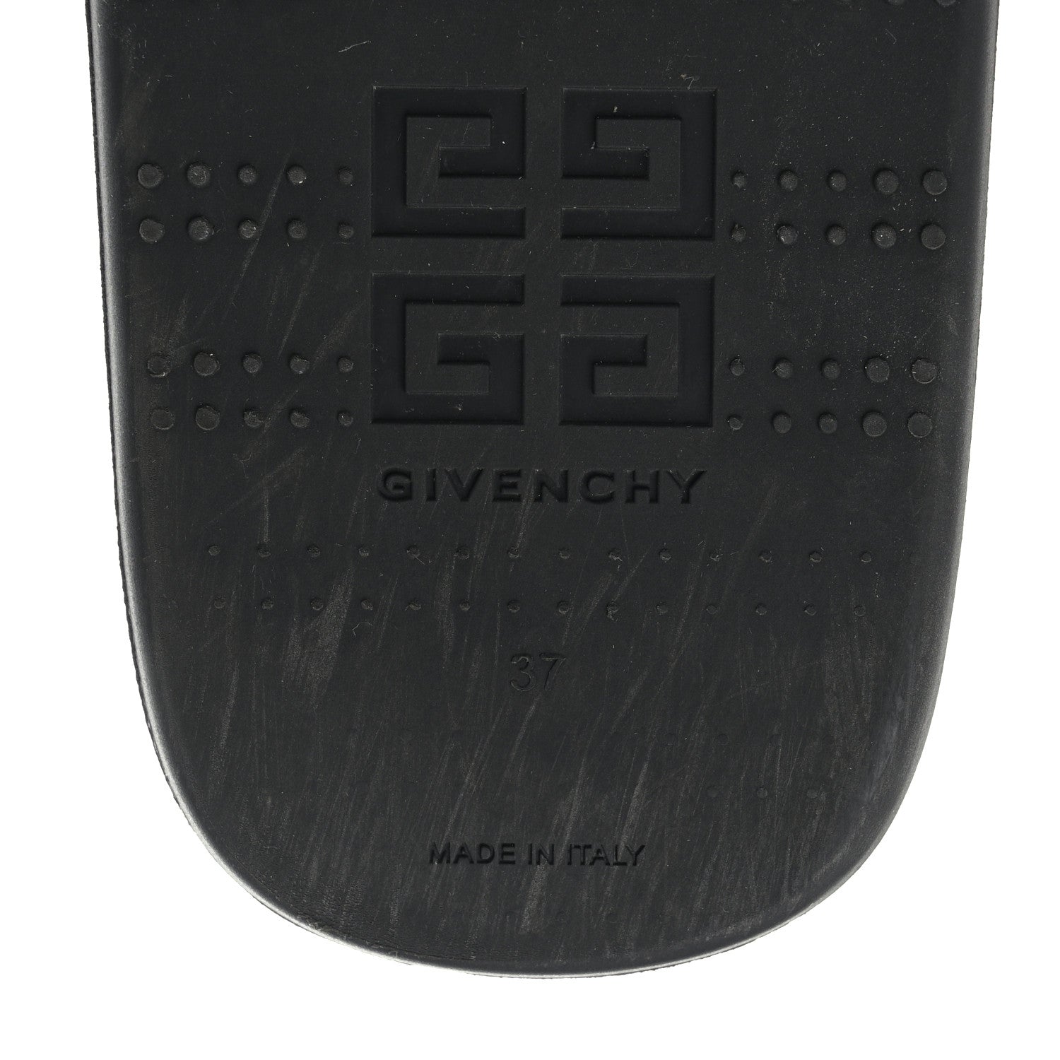 Givenchy Rubber Logo Platform Slides 37 Black 6 of 7