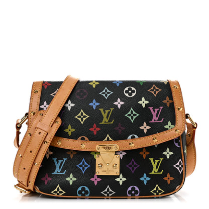 Louis Vuitton Monogram Multicolor Sologne Black 1 of 11