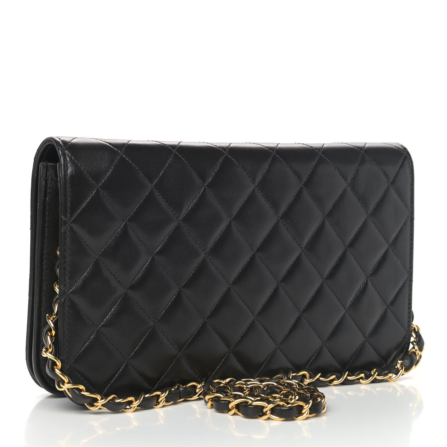 Chanel Lambskin Quilted Small Single Flap Black 2 of 5