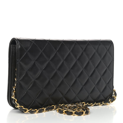 Chanel Lambskin Quilted Small Single Flap Black 2 of 5