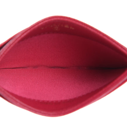 Chanel Caviar Camellia Embossed Card Holder Fuchsia 5 of 12
