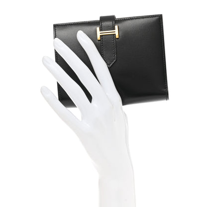 Hermes Box Bearn Compact Wallet Black 2 of 6