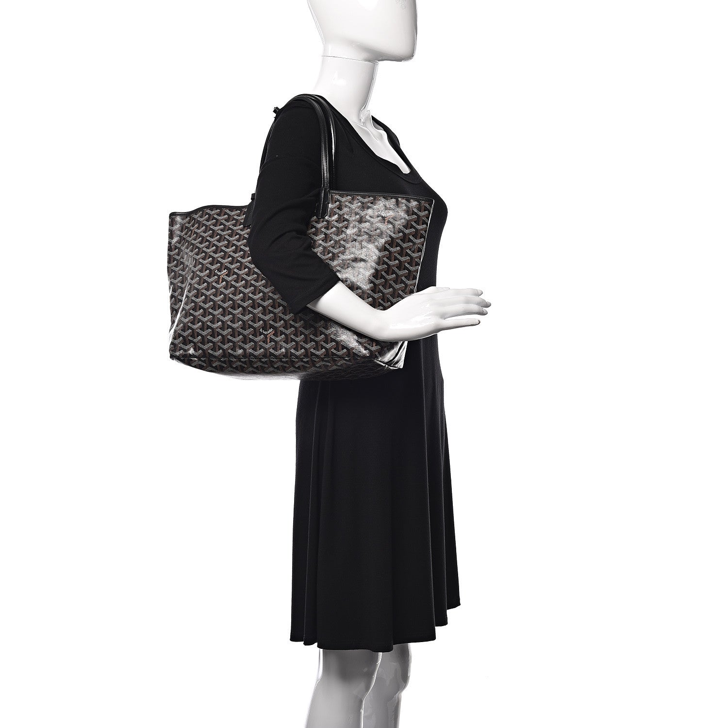 Goyard Goyardine Saint Louis PM Black 2 of 11