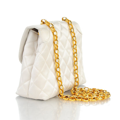 Chanel Satin Quilted Small Single Flap 3 of 9
