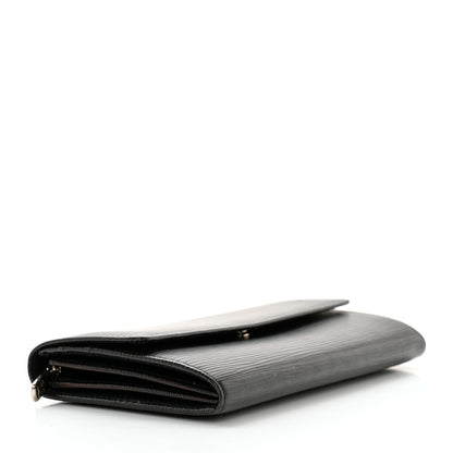 Louis Vuitton Epi Porte Tresor International Wallet Black 4 of 10