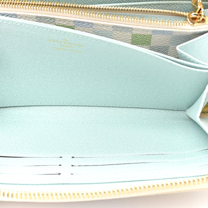 Louis Vuitton Damierlicious Zippy Wallet Pistachio Green 5 of 14