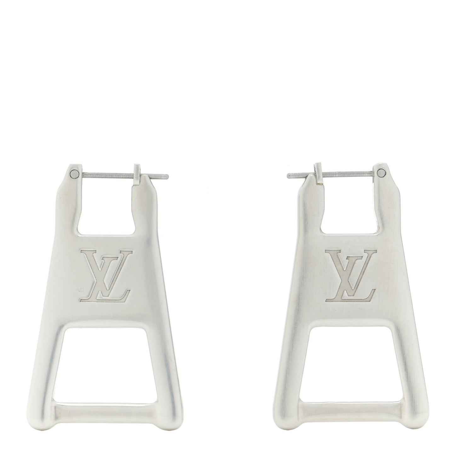 Zip Earrings Silver