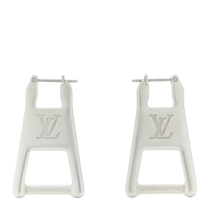 Louis Vuitton Zip Earrings Silver 1 of 7