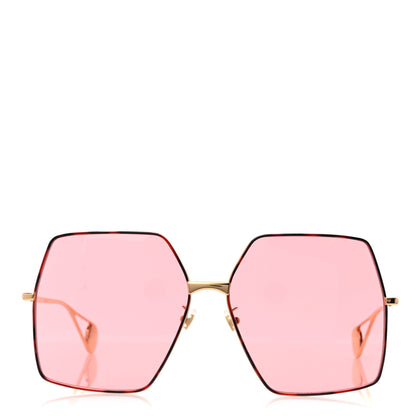 Gucci Square Frame GG0536S Sunglasses Gold 2 of 8