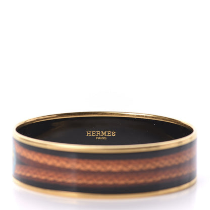 Hermes Enamel Printed Wide Bracelet 70 3 of 6