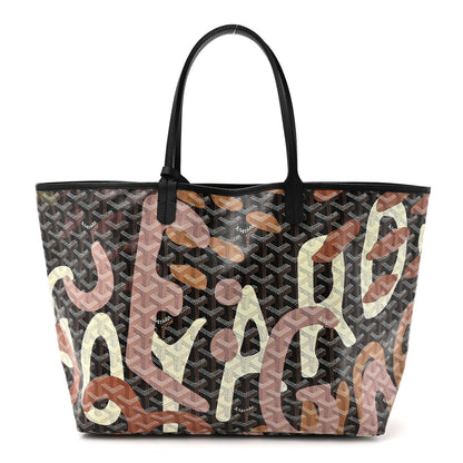 Goyard Goyardine Saint Louis Lettres Camouflage PM Black Pink Multicolor 1 of 12
