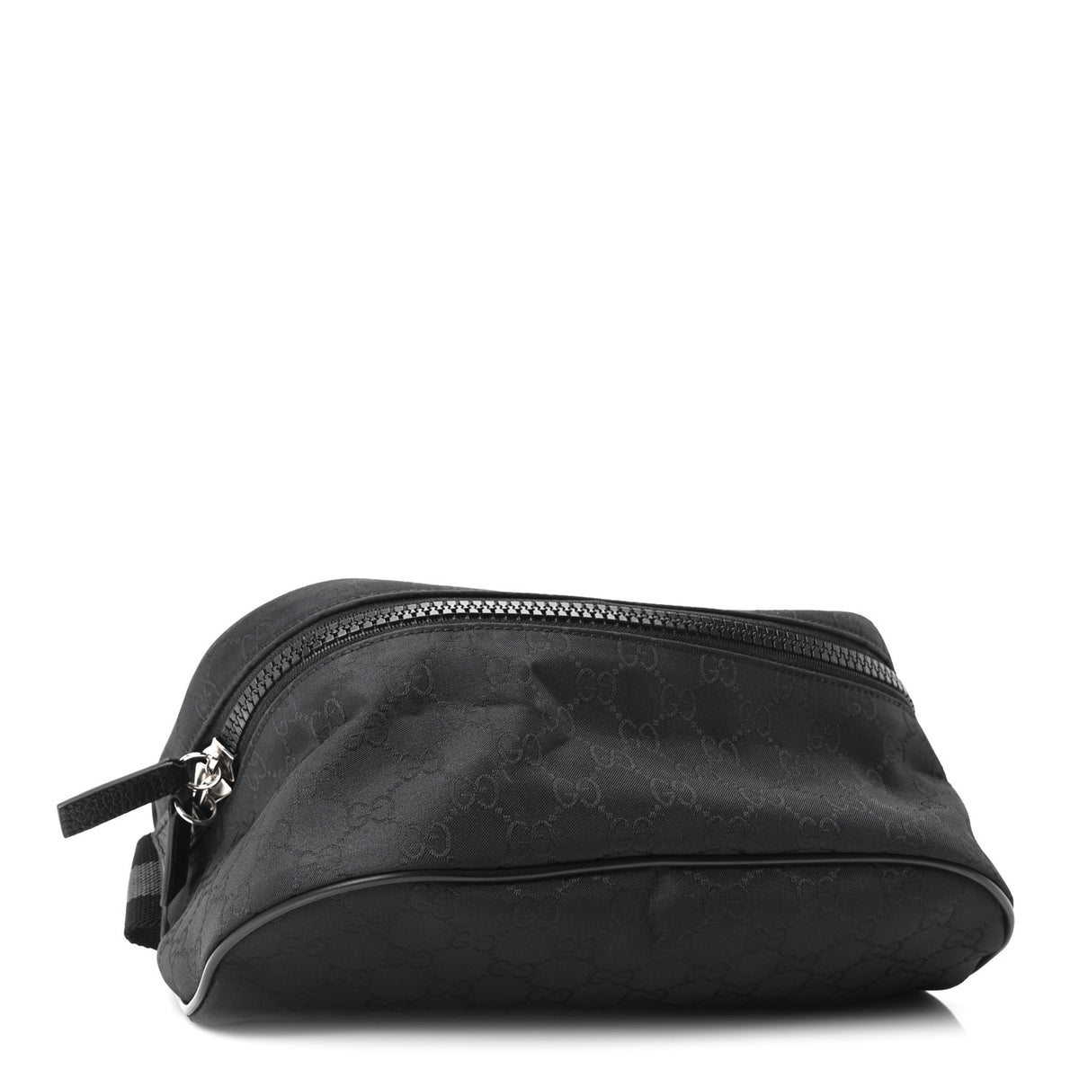 Nylon Monogram Fanny Pack Belt Bag Black