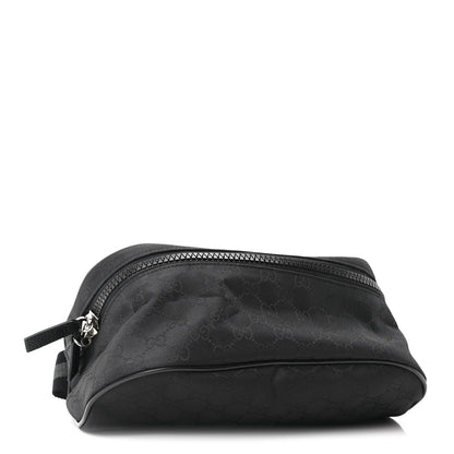 Gucci Nylon Monogram Fanny Pack Belt Bag Black 4 of 10