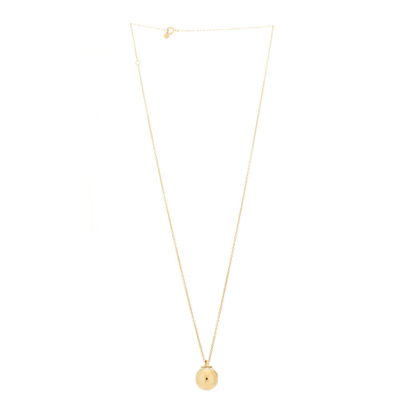 18K Yellow Gold 12.75mm HardWear Ball Pendant Necklace
