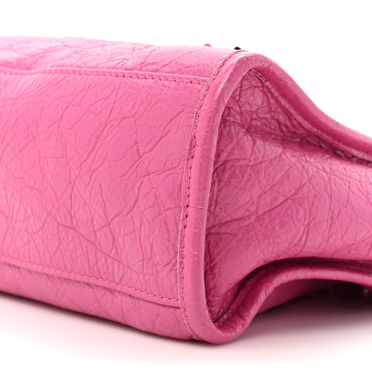 Agneau Classic Silver Hardware S City Flamingo