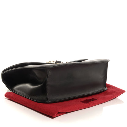 Valentino Garavani Vitello Large Glam Lock Rockstud Flap Black 4 of 7