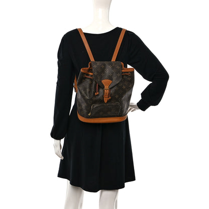 Louis Vuitton Monogram Montsouris MM Backpack 2 of 11