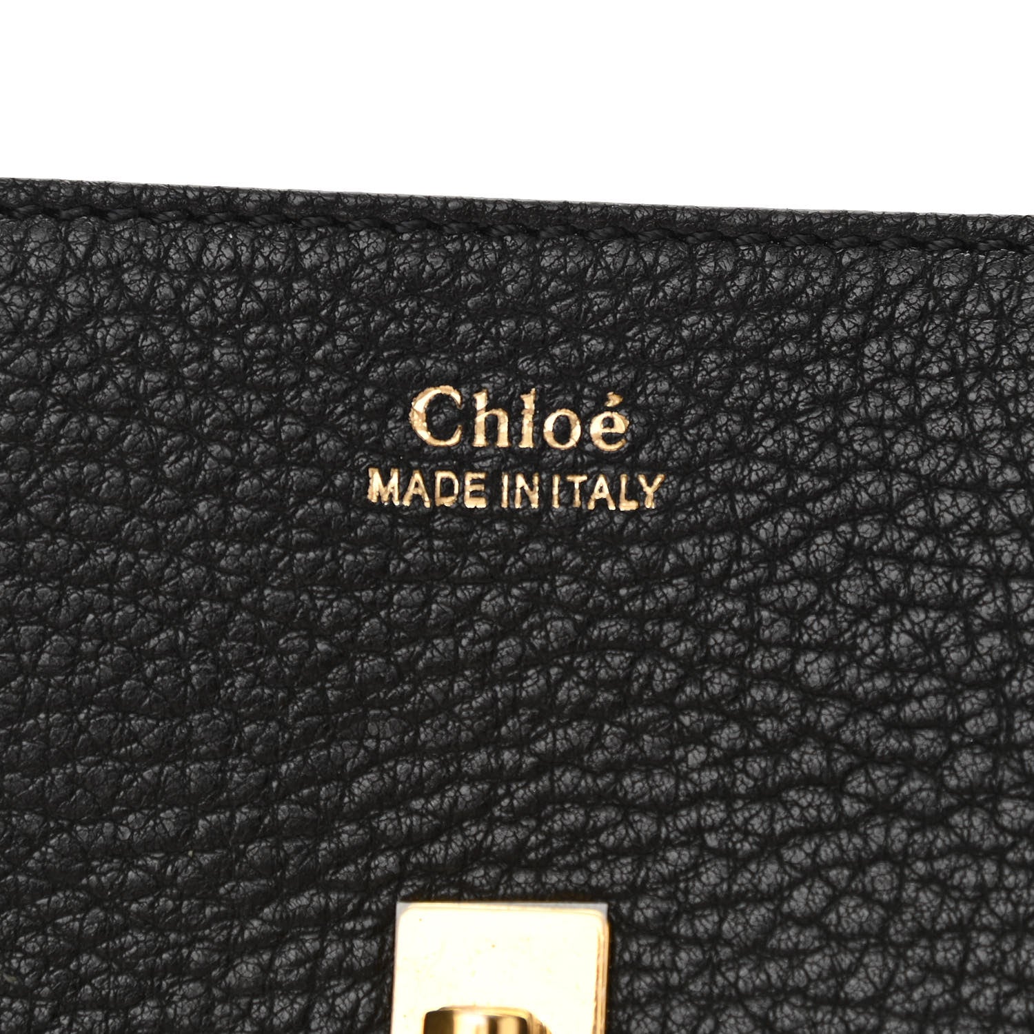 Chloe Grained Lambskin Mini Drew Shoulder Bag Black 6 of 12