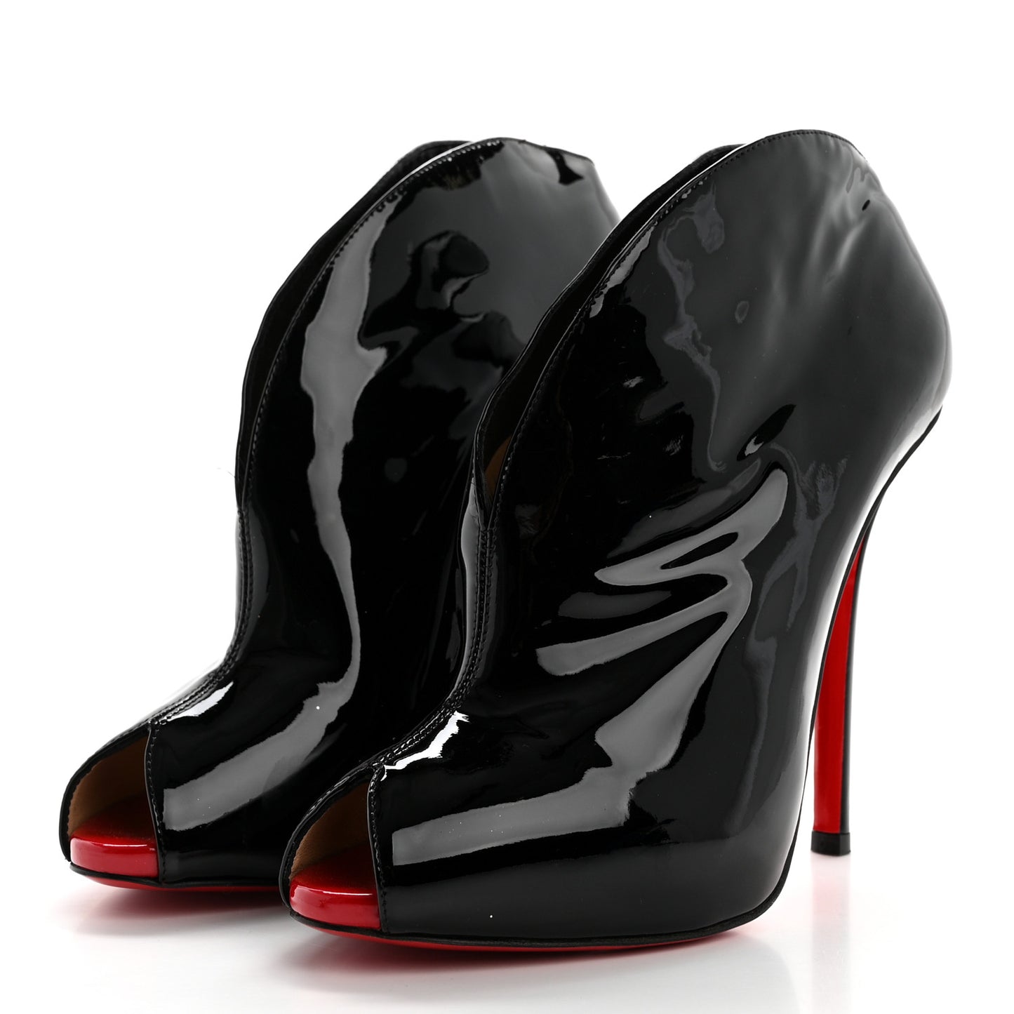 Patent Calfskin Chester Fille 120 Ankle Bootie 39 Black