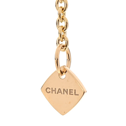 Chanel 18K Yellow Gold Diamond Coco Crush C Necklace 5 of 6