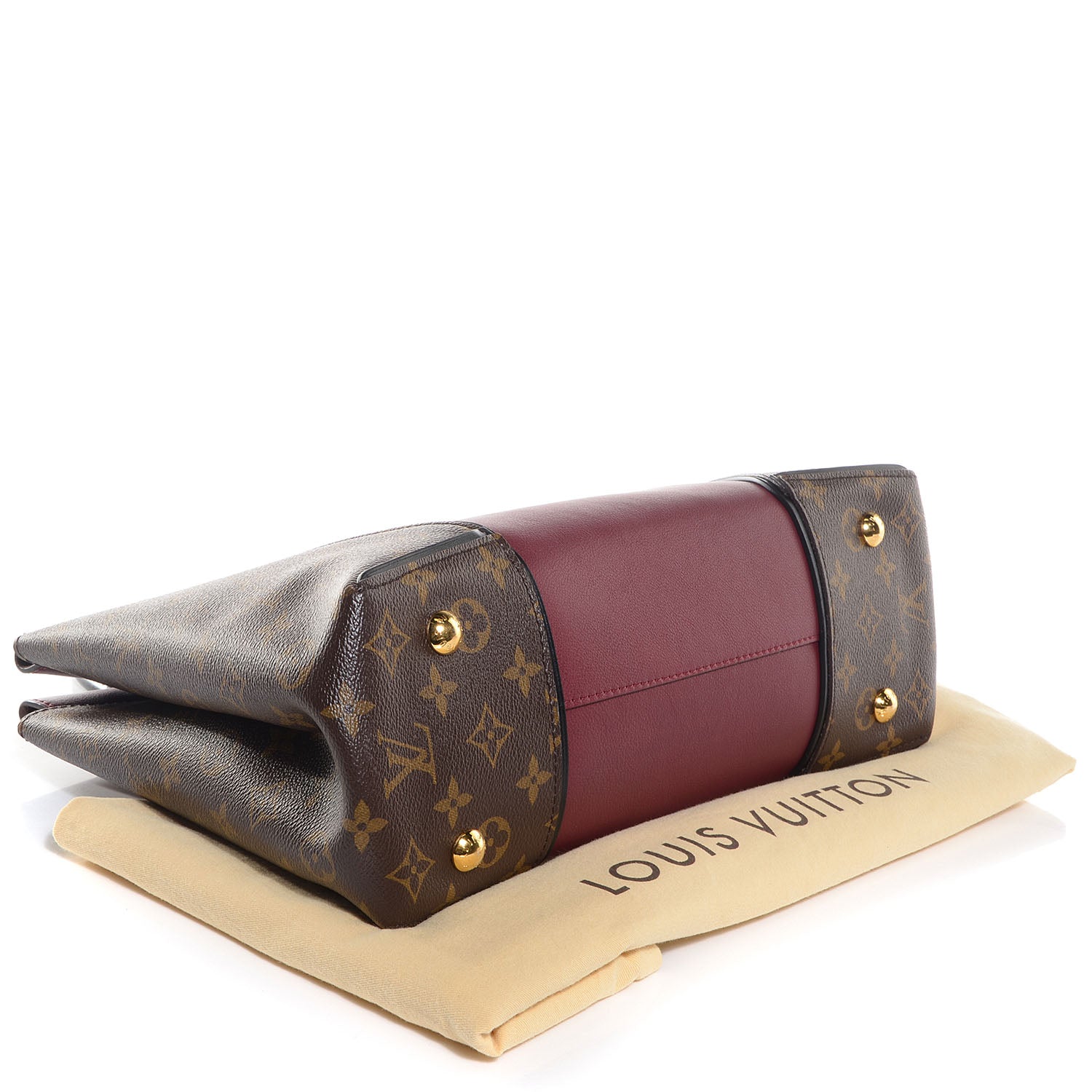 Louis Vuitton Monogram Cuir Orfevre Tote W PM Prunille 4 of 8