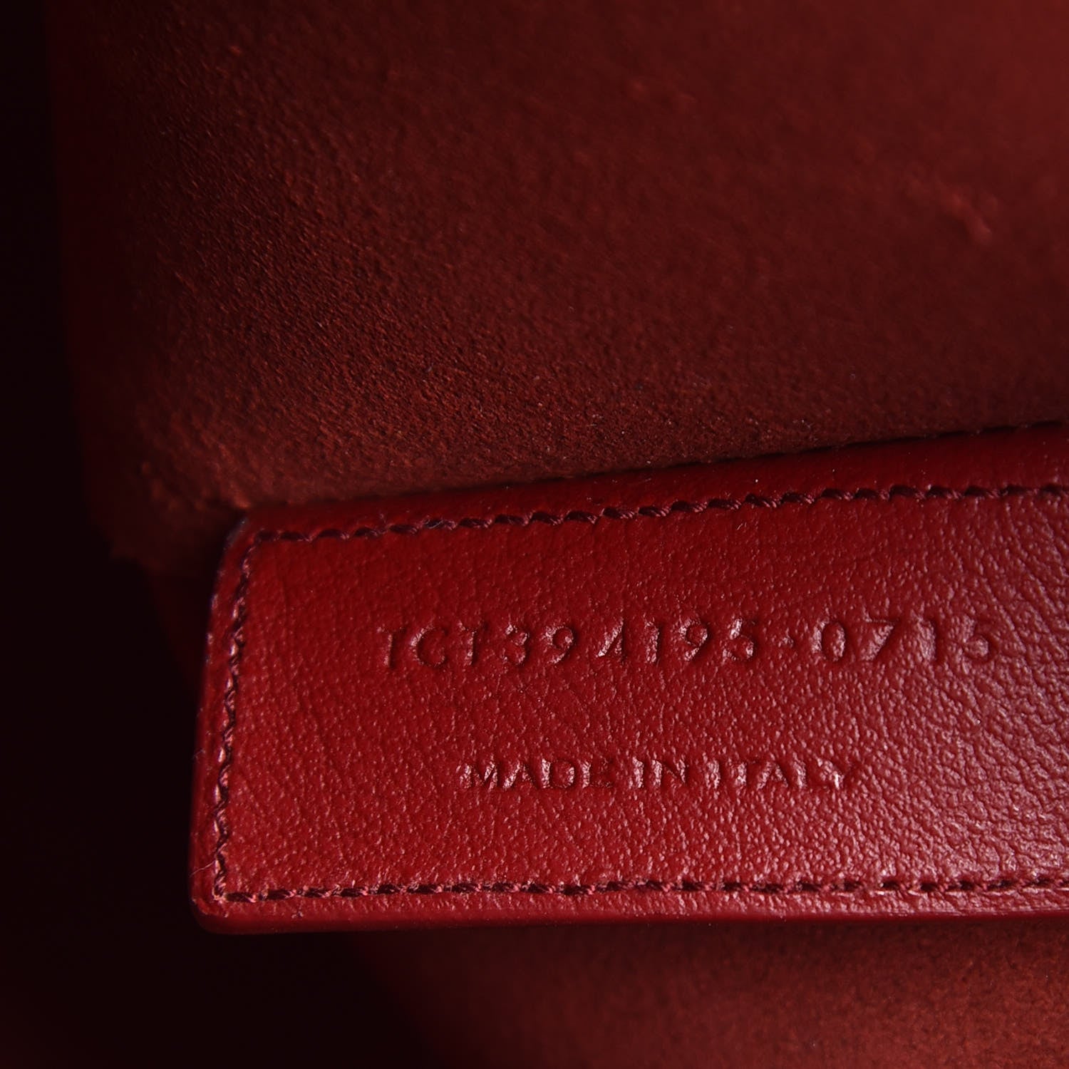 Saint Laurent Calfskin Large Shopping Tote Red 8 of 17