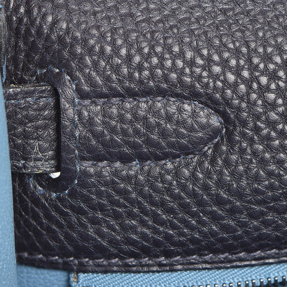 Hermes Togo Bi-Color Kelly Retourne 28 Indigo Blue Jean 13 of 64