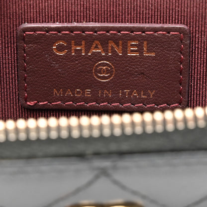Chanel Lambskin Quilted Key Holder Case Black 6 of 8