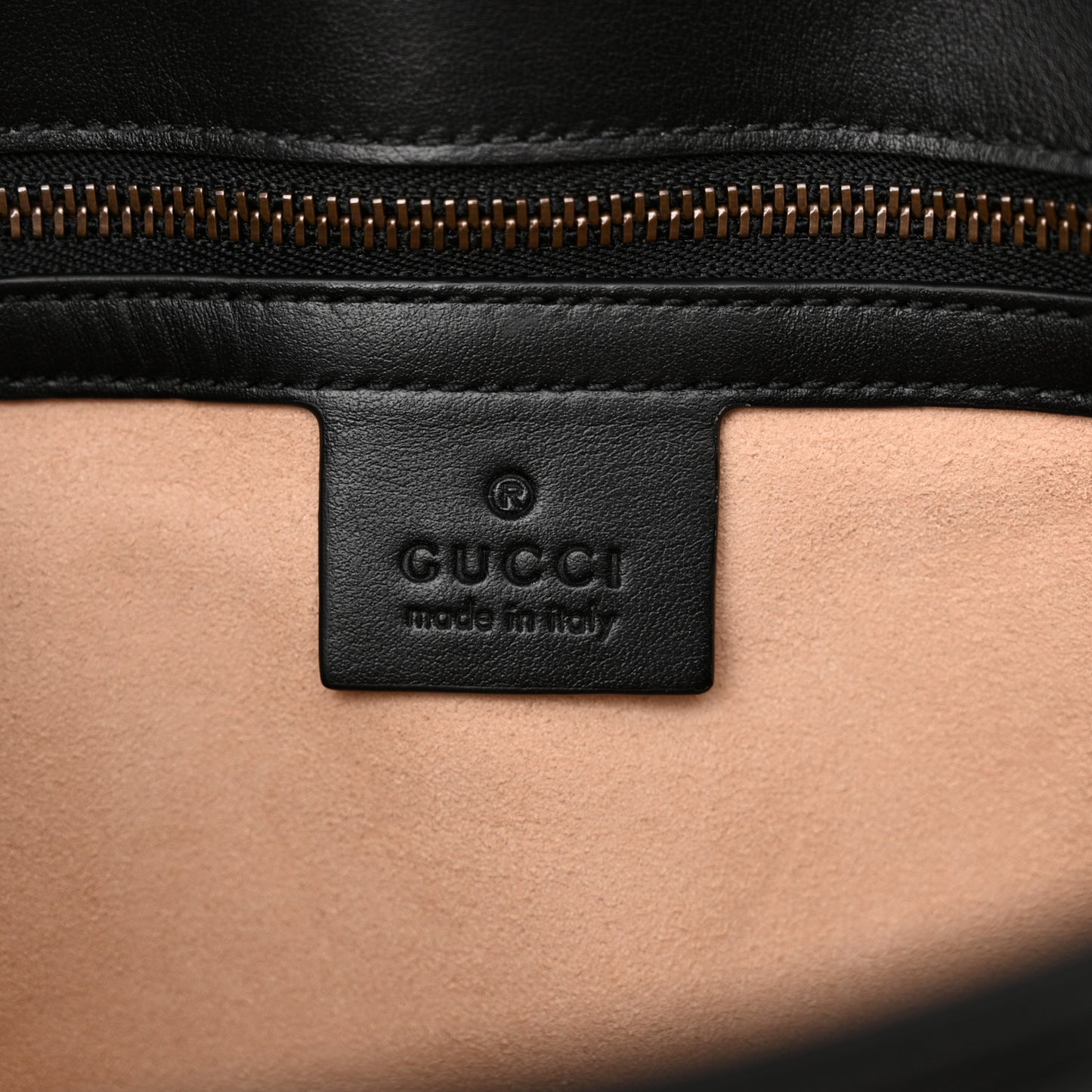 Calfskin Matelasse Small GG Marmont Shoulder Bag Black