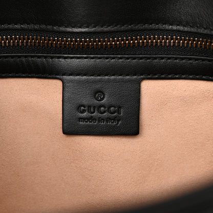 Gucci Calfskin Matelasse Small GG Marmont Shoulder Bag Black 6 of 10