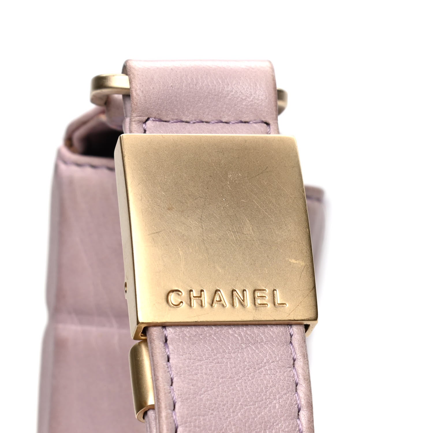 Chanel Lambskin Quilted CC Chocolate Bar Flap Pink 8 of 8